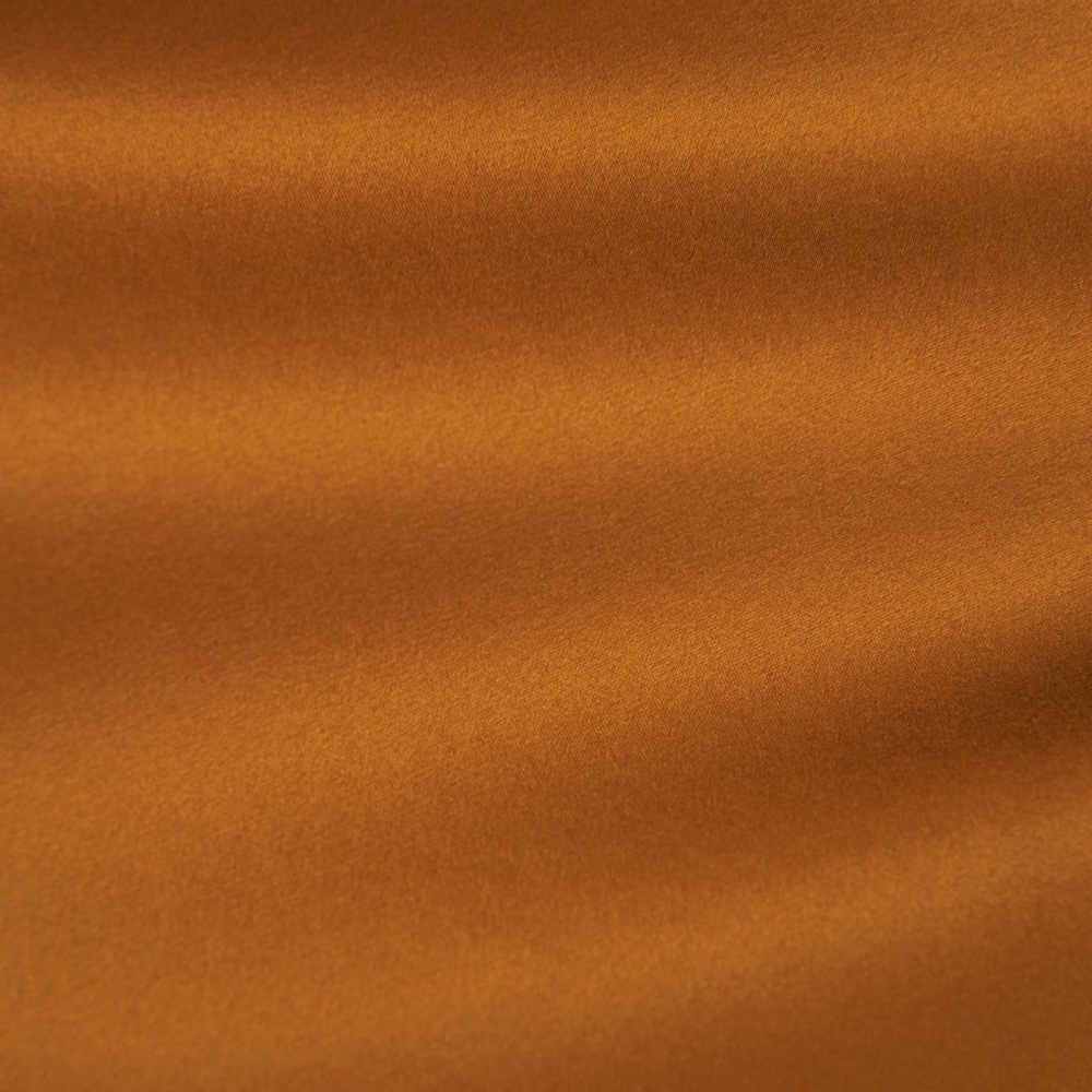 Reformation Glossy Copper-Brown Satin Midi Dress - Picture 11 of 11